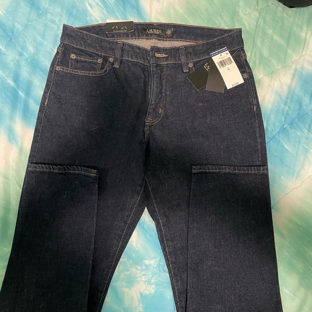 Polo Ralph Lauren Women's Dark Blue Skinny Jeans size 30 or 10